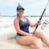 Mermaid Scale Racerback Sun Protective Fishing Tank Top - KnottyTails